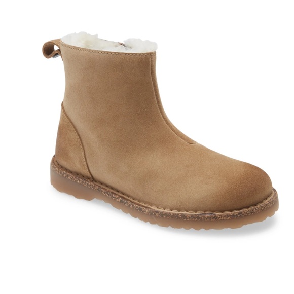 Birkenstock Shoes - Birkenstock Melrose Genuine Shearling Booties